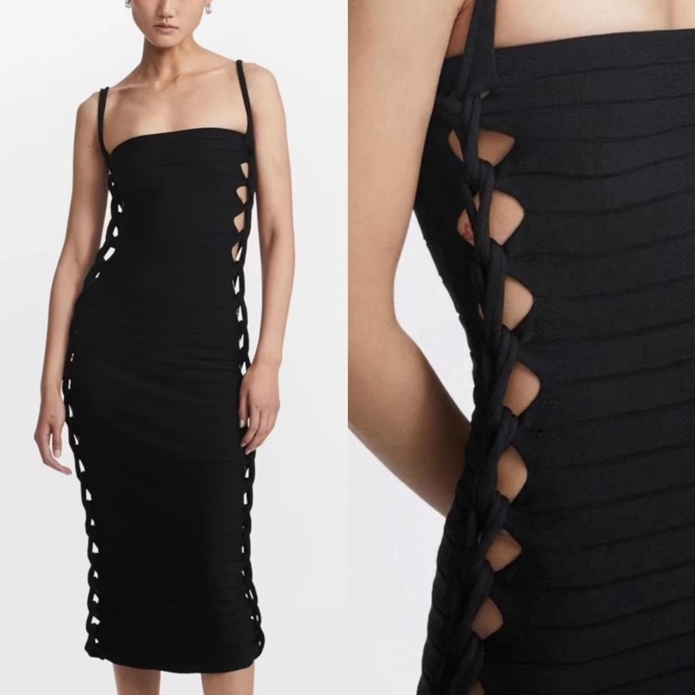 Dion Lee Mirror Braid Strap Dress